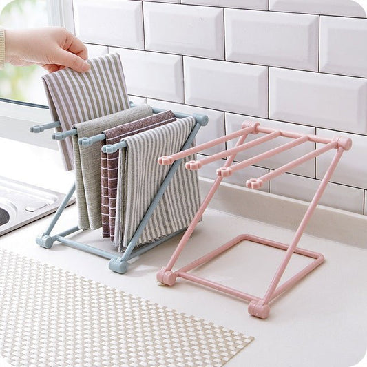 Foldable Dishcloth Shelf Kitchen Accessories Gadget Organizer $12.00 Dana Fashion Color: Blue Dana's Kitchen Overview： 100% Brand new and high quality. Design can be folded Vertical design, quilt bottles can be neatly stored Specification： Size: 20 cmx16c