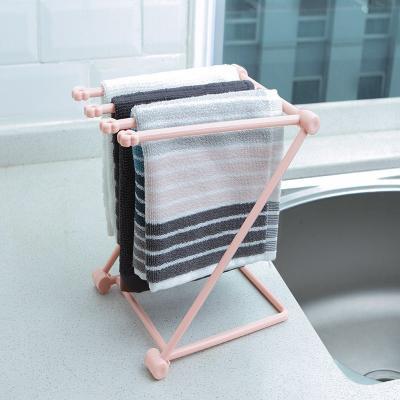 Foldable Dishcloth Shelf Kitchen Accessories Gadget Organizer $12.00 Dana Fashion Color: Blue Dana's Kitchen Overview： 100% Brand new and high quality. Design can be folded Vertical design, quilt bottles can be neatly stored Specification： Size: 20 cmx16c