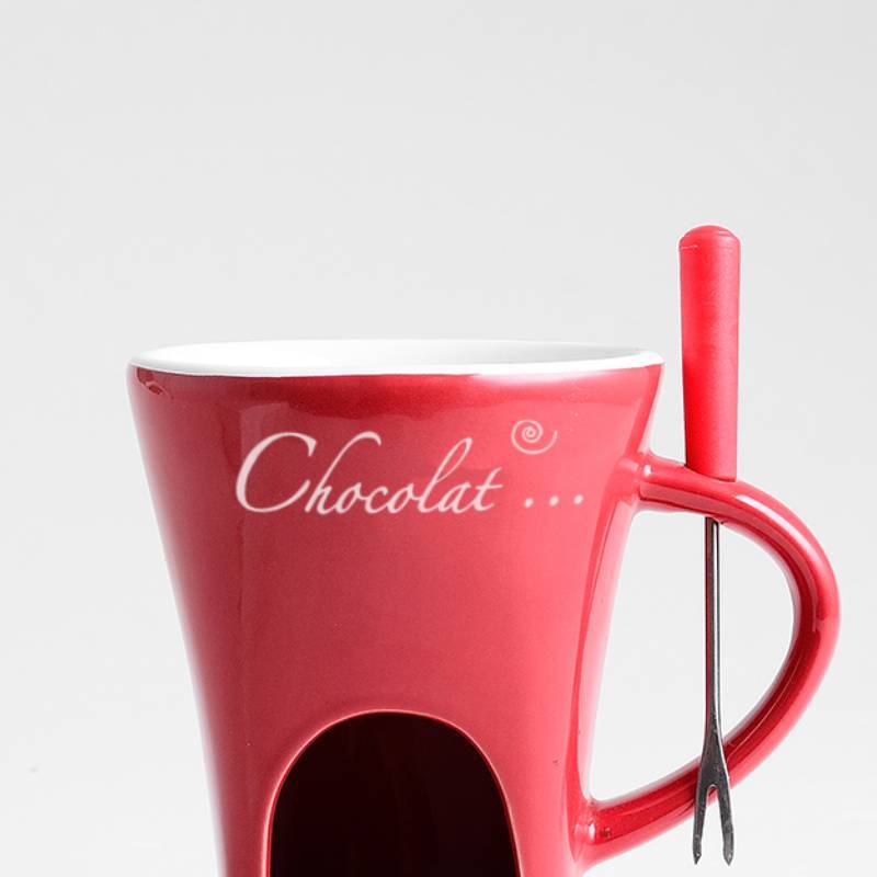 Fondue Mug Set Personal Mini Fondue Pots Chocolate Cheese Ice Cream Fondue Maker Kit Individual Butter Melter Cup Small Warmer Kitchen Gadgets $26.50 Dana Fashion Color: Beige Dana's Kitchen Overview： 1. The product is made of high quality ceramic materia