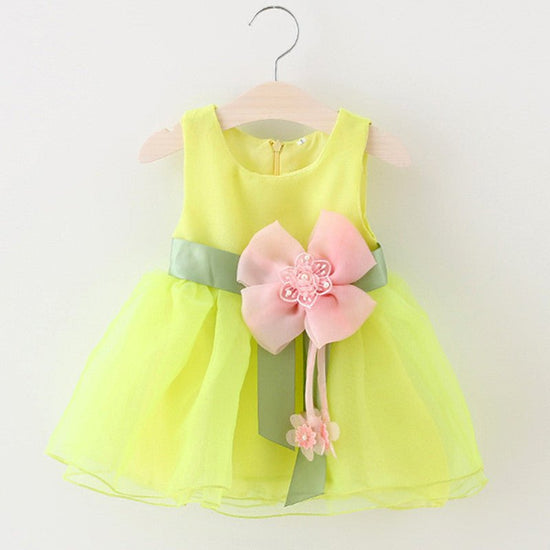 Foreign children new summer sleeveless dress baby girls gauze princess dress baby Korean clothing $19.41 Dana Fashion Color: Pink Size: 10 Baby Clothing 1
