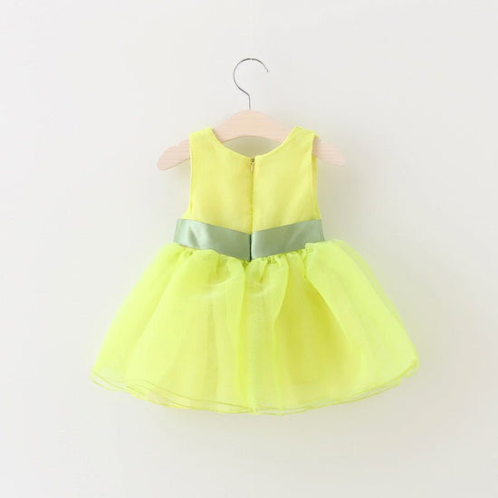 Foreign children new summer sleeveless dress baby girls gauze princess dress baby Korean clothing $19.41 Dana Fashion Color: Pink Size: 10 Baby Clothing 1