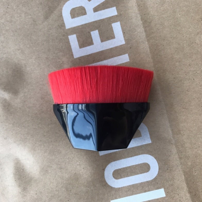 Foundation Brush BB Cream Makeup Brushes Loose Powder Brush Flat Kit $13.25 Dana Fashion Appearance color: Red makeup Overview: 100% brand new and high quality Firm and slightly round brush Soft fiber makes your makeup more exquisite and beautiful Used fo
