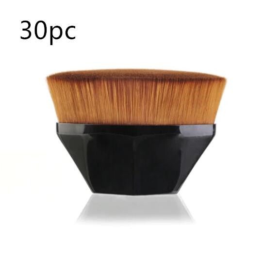Foundation Brush BB Cream Makeup Brushes Loose Powder Brush Flat Kit $206.01 Dana Fashion Appearance color: Black1 30pc makeup Overview: 100% brand new and high quality Firm and slightly round brush Soft fiber makes your makeup more exquisite and beautifu
