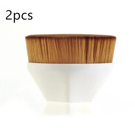 Foundation Brush BB Cream Makeup Brushes Loose Powder Brush Flat Kit $15.03 Dana Fashion Appearance color: 2pcs White1 makeup Overview: 100% brand new and high quality Firm and slightly round brush Soft fiber makes your makeup more exquisite and beautiful
