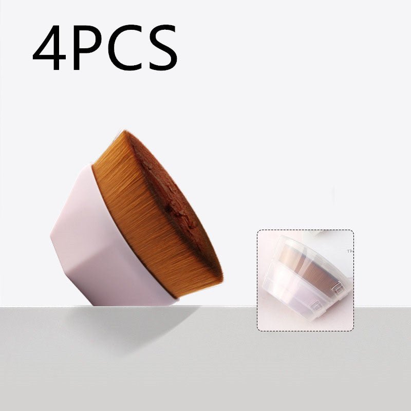 Foundation Brush BB Cream Makeup Brushes Loose Powder Brush Flat Kit $34.66 Dana Fashion Appearance color: 4pcs Pink With Box makeup Overview: 100% brand new and high quality Firm and slightly round brush Soft fiber makes your makeup more exquisite and be