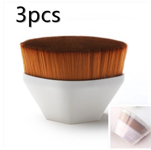 Foundation Brush BB Cream Makeup Brushes Loose Powder Brush Flat Kit $26.73 Dana Fashion Appearance color: 3pcs White With Box makeup Overview: 100% brand new and high quality Firm and slightly round brush Soft fiber makes your makeup more exquisite and b