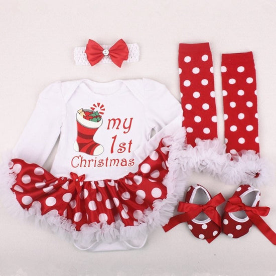 Four-piece Christmas Gift Newborn Clothing Set Baby $30.40 Dana Fashion Color: A Size: L Baby Clothing Overview: Real high-quality fabrics make your experience more comfortable Natural cotton fabric, healthy and skin-friendly Superb use of special technol