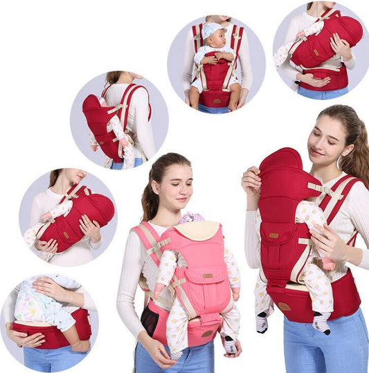 Four Seasons Breathable Multifunctional Baby Waist Stool Three-in-One Can Slanting Sling $138.76 Dana Fashion style: A Color: Blue Baby & Mother Overview: It is easier to carry than a stroller, and more suitable for taking your baby out. The waist stool i