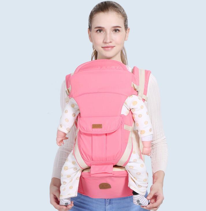 Four Seasons Breathable Multifunctional Baby Waist Stool Three-in-One Can Slanting Sling $138.76 Dana Fashion style: A Color: Pink Baby & Mother Overview: It is easier to carry than a stroller, and more suitable for taking your baby out. The waist stool i