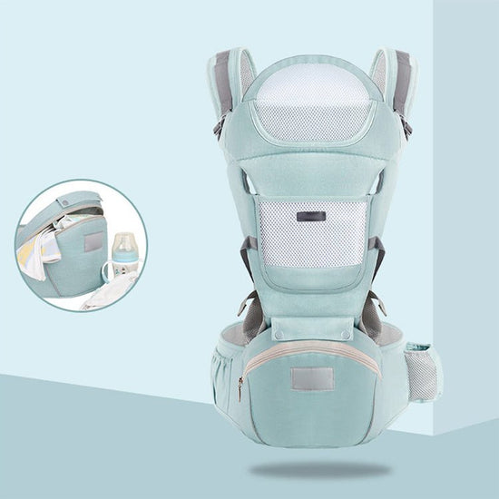 Four Seasons Multifunctional Universal Baby Waist Stool Baby Carrier $84.25 Dana Fashion Color: Green Baby & Mother Product Information: Product category: strap/back bag Strap method: shoulders Strap function: multi-function Maximum load: 30kg Applicable
