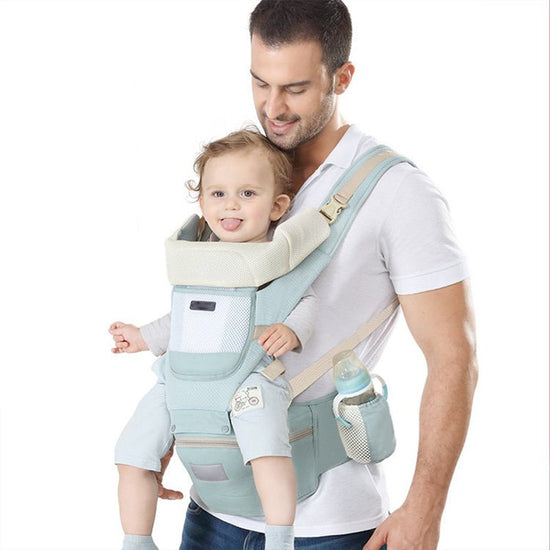 Four Seasons Multifunctional Universal Baby Waist Stool Baby Carrier $95.76 Dana Fashion Color: Dark Blue Baby & Mother Product Information: Product category: strap/back bag Strap method: shoulders Strap function: multi-function Maximum load: 30kg Applica