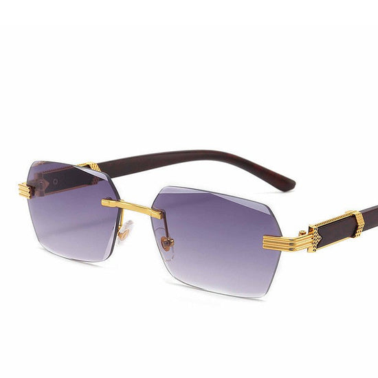 Frameless Cut-Edge Gradient Marine Sunglasses $18.23 Dana Fashion Color: Double grey Women's Accessories Product information Lens material: PC Frame material: plastic + metal Anti-UV grade: UV400 Color: double tea, double gray, gradually blue, upper gray
