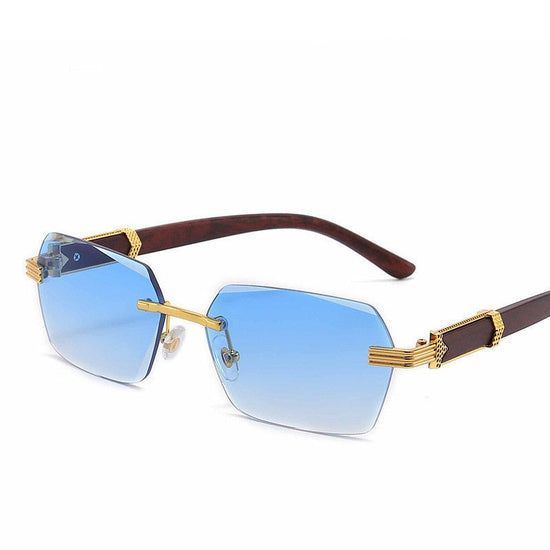 Frameless Cut-Edge Gradient Marine Sunglasses $18.23 Dana Fashion Color: Gradually blue Women's Accessories Product information Lens material: PC Frame material: plastic + metal Anti-UV grade: UV400 Color: double tea, double gray, gradually blue, upper gr