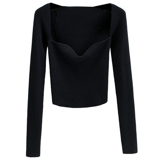 French Knitted Bottoming Sweater Women $24.90 Dana Fashion Color: Black Size: Free Size Women's clothing معلومات المنتج: النمط: لون سادة اسم القماش: مزيج قطني اللون: أبيض، وردي، أرجواني، أخضر، أسود، أحمر نبيذي المقاس: مقاس حر الطراز: سترة الطراز : نمط الت