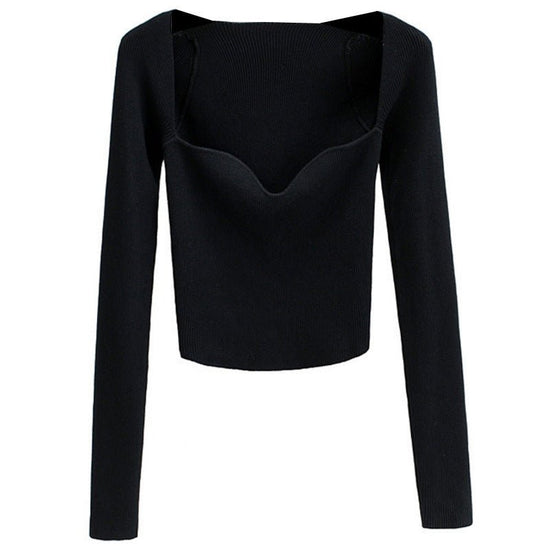 French Knitted Bottoming Sweater Women $24.90 Dana Fashion Color: Black Size: Free Size Women's clothing معلومات المنتج: النمط: لون سادة اسم القماش: مزيج قطني اللون: أبيض، وردي، أرجواني، أخضر، أسود، أحمر نبيذي المقاس: مقاس حر الطراز: سترة الطراز : نمط الت