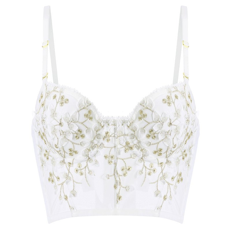 French Lace Bra Underwear Women With Big Breasts $69.00 Dana Fashion Color: M Size: L Women's clothing Product information: Function: gather Pattern: plant flowers Bra style: sexy Color classification: black (single piece) embroidery WX-005 black (set) em
