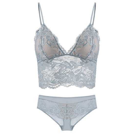 French Lace Bra Underwear Women With Big Breasts $79.00 Dana Fashion Color: I Size: L Women's clothing Product information: Function: gather Pattern: plant flowers Bra style: sexy Color classification: black (single piece) embroidery WX-005 black (set) em
