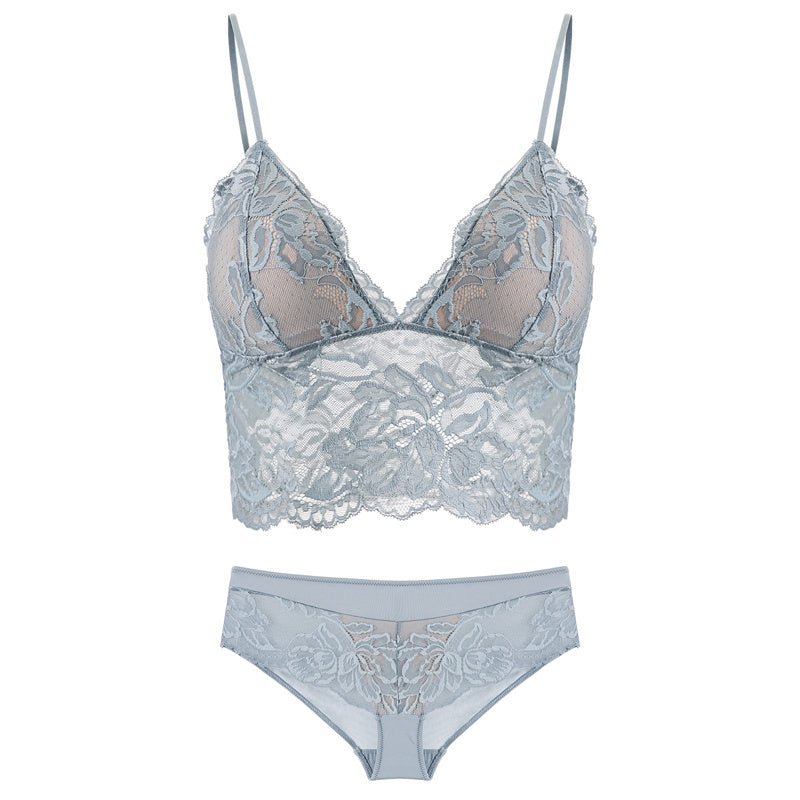 French Lace Bra Underwear Women With Big Breasts $79.00 Dana Fashion Color: I Size: L Women's clothing Product information: Function: gather Pattern: plant flowers Bra style: sexy Color classification: black (single piece) embroidery WX-005 black (set) em