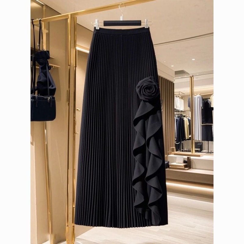 French Rose Irregular A- Line Skirt For Women $31.74 Dana Fashion Color: Black Size: Free Size Women's clothing Product information: Pattern: geometric pattern Fabric name: Spandex Skirt-type: A- line skirt Color: gray 85257, black 85257, apricot 85257 El