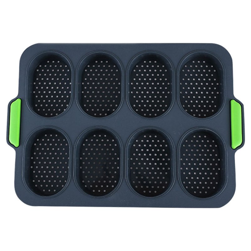 French small bread baking mold $19.00 Dana Fashion Color: Dark grey Dana's Kitchen Features: Food grade silicone, temperature -40 to 230 degrees, can be placed in the oven or refrigerator Stability, thermal conductivity, ductility, easy to clean One mold