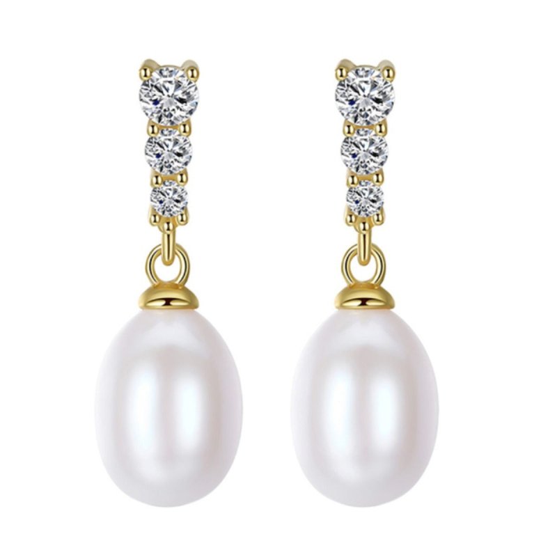 French Style All-match Fashion Earrings $14.99 Dana Fashion Color: Pink Women's Accessories Product information: Treatment Process: Electroplating Color: oval pearl zircon earrings-white, oval pearl zircon earrings-pink Applicable population: Female Mater