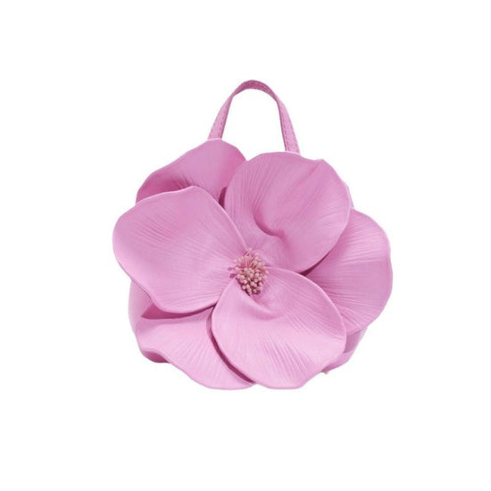 French Style Petal Flower Tote Bag One Shoulder Crossbody $78.50 Dana Fashion Color: Pink Women's Bags Product information: Lining texture: no lining Color: pink, classic black, red, champagne gold Outer bag type: open pocket Hardness: medium Material: PU