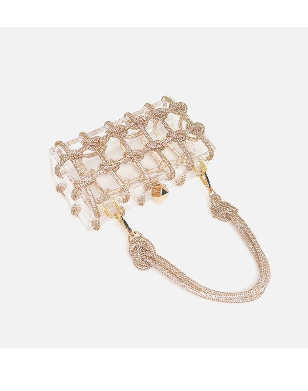 French Sweet Shiny Rhinestone Banquet Small Square Bag $75.90 Dana Fashion Color: Black Women's Bags Product information: Applicable scenario: Daily configuration Color: Champagne Gold, rainbow color, dark green, black, big red, rose red, silver, dark blu