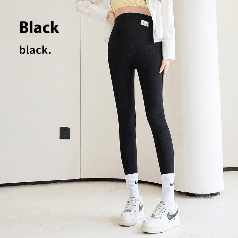 French Thread Full Waist Seamless Elastic Belly Support Pregnant $55.50 Dana Fashion Color: Black Size: L Women's clothing Product information: Fabric name: Polyester Color: black, pink, dark gray, light gray, skin color Size: M,L,XL,XXL Function: abdomin