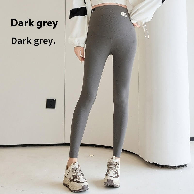 French Thread Full Waist Seamless Elastic Belly Support Pregnant $55.50 Dana Fashion Color: Dark Gray Size: L Women's clothing Product information: Fabric name: Polyester Color: black, pink, dark gray, light gray, skin color Size: M,L,XL,XXL Function: abd