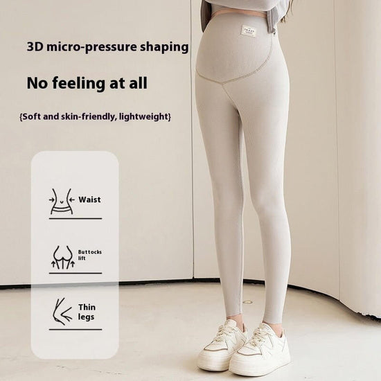 French Thread Full Waist Seamless Elastic Belly Support Pregnant $55.50 Dana Fashion Color: Black Size: L Women's clothing Product information: Fabric name: Polyester Color: black, pink, dark gray, light gray, skin color Size: M,L,XL,XXL Function: abdomin