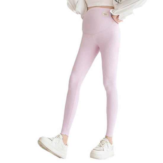 French Thread Full Waist Seamless Elastic Belly Support Pregnant $55.50 Dana Fashion Color: Black Size: L Women's clothing Product information: Fabric name: Polyester Color: black, pink, dark gray, light gray, skin color Size: M,L,XL,XXL Function: abdomin