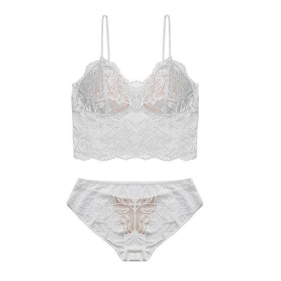 French Underwear Lace Bra Women $49.99 Dana Fashion Color: Black Single Bra Size: L Women's clothing Product information: Shoulder strap type: fixed double-shoulder strap Fabric name: lace Color: white (single bra), Black (single bra), mint green (single