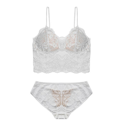 French Underwear Lace Bra Women $49.99 Dana Fashion Color: Black Single Bra Size: L Women's clothing Product information: Shoulder strap type: fixed double-shoulder strap Fabric name: lace Color: white (single bra), Black (single bra), mint green (single