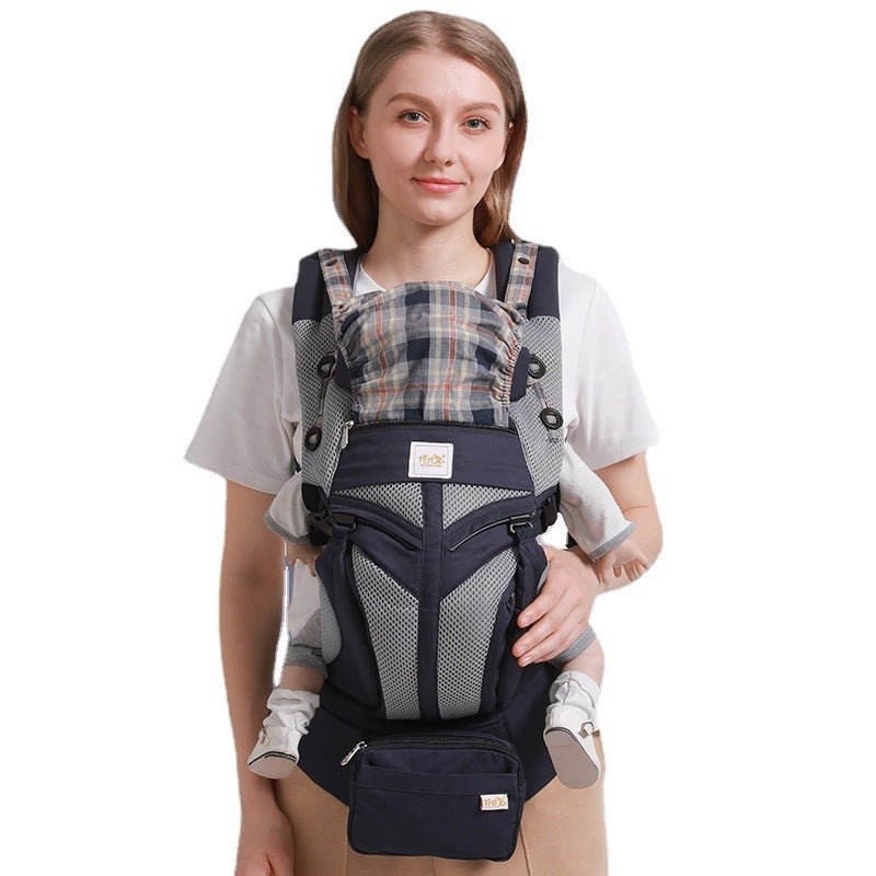 Front And Rear Dual-use Baby Carrier For Mother And Baby $141.35 Dana Fashion Color: Navy Blue Baby & Mother Product Information： Specifications: belt waist 65~138 cm Weight range: below 20kg Material Composition: Cotton Washing method: Hand wash with mil