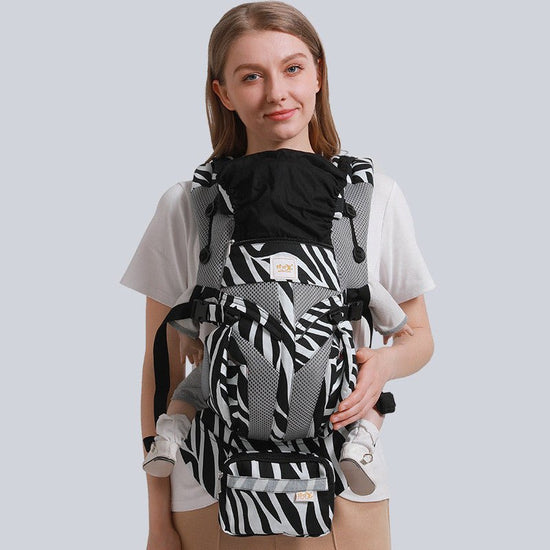 Front And Rear Dual-use Baby Carrier For Mother And Baby $141.35 Dana Fashion Color: Zebra Baby & Mother Product Information： Specifications: belt waist 65~138 cm Weight range: below 20kg Material Composition: Cotton Washing method: Hand wash with mild de
