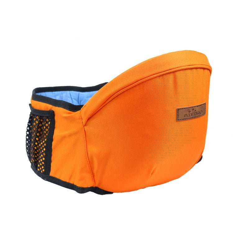 Front Hugging Multifunctional Baby Sitting Stool New Single Stool For Holding Children $31.25 Dana Fashion Color: Orange Baby & Mother Product information: Color classification: burgundy/orange/beige/navy blue/purple Style: Single waist stool style Produc