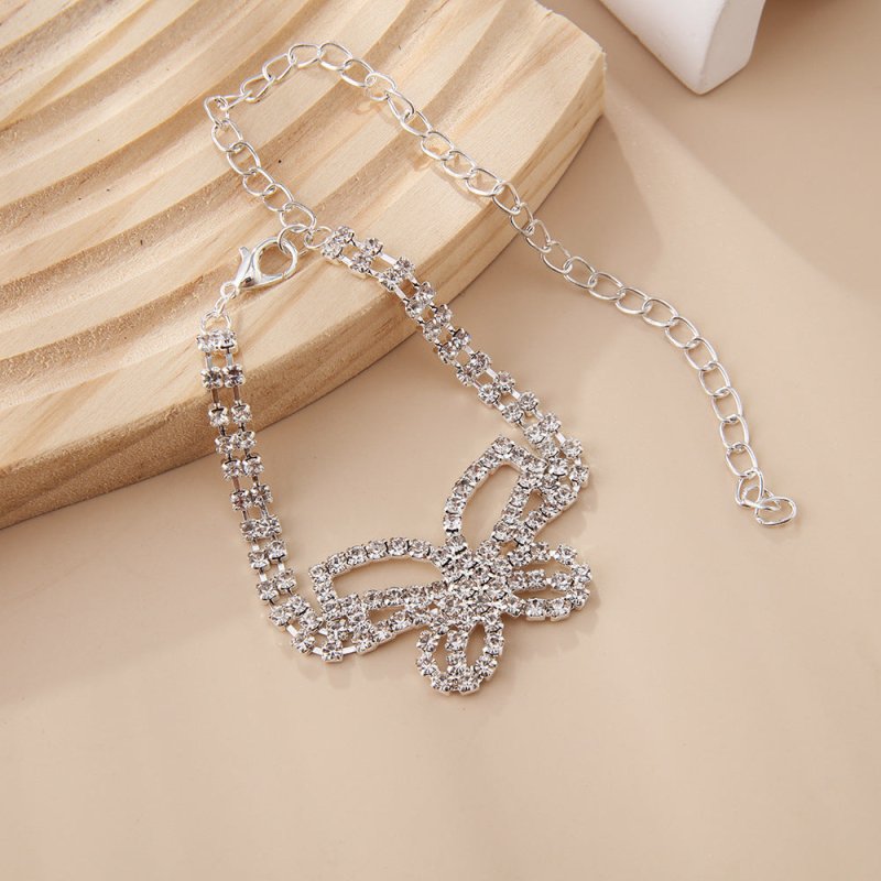 Full Diamond Butterfly Multilayer Fashion Full Diamond Rhinestone Anklet $10.00 Dana Fashion Color: Gold Women's Accessories Product information: Color: gold, silver Inlaid material: gold-plated inlaid artificial gem/semi-precious stone Style: Women's Mat