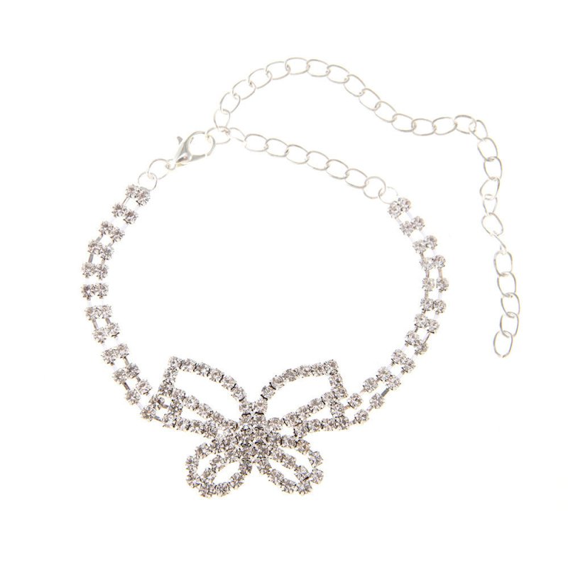 Full Diamond Butterfly Multilayer Fashion Full Diamond Rhinestone Anklet $10.00 Dana Fashion Color: Gold Women's Accessories Product information: Color: gold, silver Inlaid material: gold-plated inlaid artificial gem/semi-precious stone Style: Women's Mat
