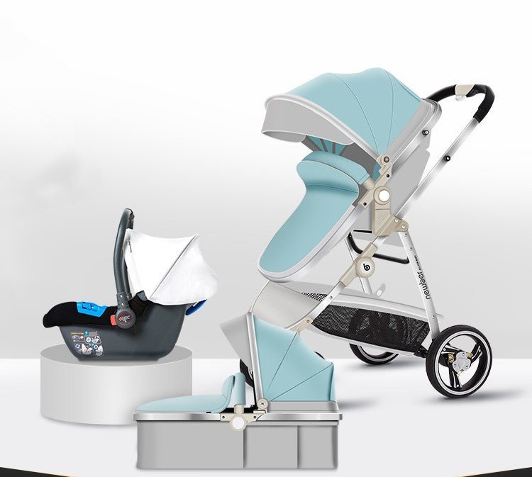 Full Moon Baby Gift High-end Gifts For Newborn Babies $972.73 Dana Fashion Color: Lake Blue twoinone Baby & Mother Product information: Product name: Multifunctional high view car Size: 62*73*105cm Package size: 51*44*86CM Weight: 12.1kg Independent Sleep