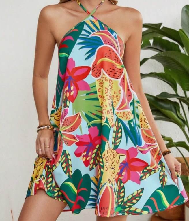 Full Printed Backless Camisole Skirt $21.97 Dana Fashion Style: 5Style Size: 2XL Women's clothing Product information: Material: polyester Size Information: Dimensions: XS,S,M,L Packing list: Dress *1