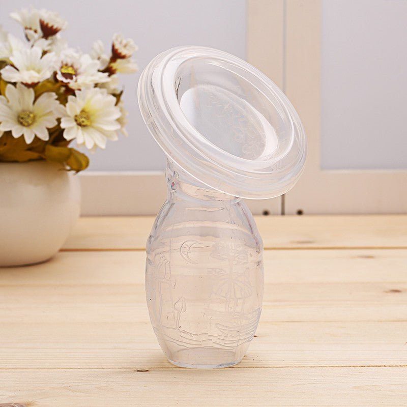 Full Silicone Breast Breast Milk Collector $11.62 Dana Fashion Color: Transparent lid Baby & Mother Overview: - Mute milk collection, baby sleeps peacefully - Nipple material, safe and non-toxic - 85mm large opening fits the breast - Embossing degree, mor