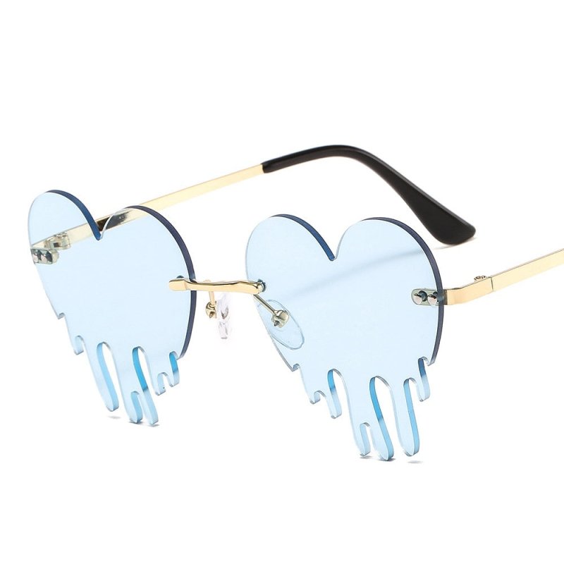 Funny Prom Glasses $19.93 Dana Fashion Color: Light blue Women's Accessories Glasses structure: frame Whether it is polarized: No Lens material: PC Style: Fashion Frame material: metal Anti-UV grade: UV400 Strength: strong