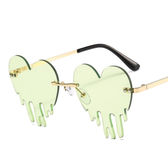 Funny Prom Glasses $19.93 Dana Fashion Color: Green Women's Accessories Glasses structure: frame Whether it is polarized: No Lens material: PC Style: Fashion Frame material: metal Anti-UV grade: UV400 Strength: strong