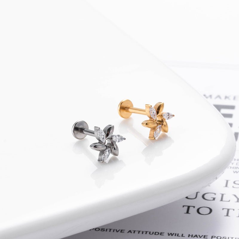 G23 Titanium Plug-in Push Pin Zircon Ear Bone Stud $19.99 Dana Fashion Color: Titanium 545 Gold Specifications: Style1 Women's Accessories Product information: Type: otica stud Process: Electroplating Color: titanium 545-Silver, titanium 545-Gold Material