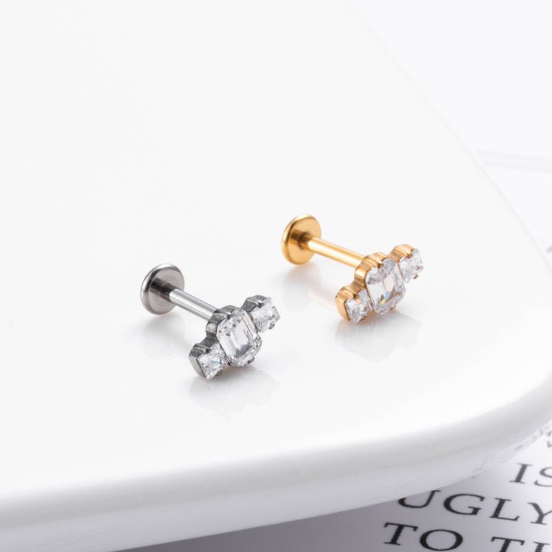 G23 Titanium Plug-in Push Pin Zircon Ear Bone Stud $19.99 Dana Fashion Color: Titanium 545 Gold Specifications: Style1 Women's Accessories Product information: Type: otica stud Process: Electroplating Color: titanium 545-Silver, titanium 545-Gold Material