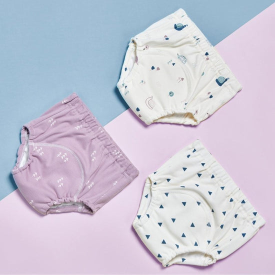 Gauze Baby Training Pants Pure Cotton Breathable 3 Pack $35.83 Dana Fashion Style: Snail Size: L Baby Clothing Product information: Color: Rainbow Series, Lamb series, Bee series, Duck series, geometric series, vehicle series, dachshund series, snail seri