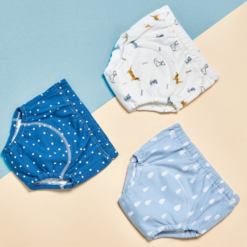 Gauze Baby Training Pants Pure Cotton Breathable 3 Pack $35.83 Dana Fashion Style: Dachshund Size: L Baby Clothing Product information: Color: Rainbow Series, Lamb series, Bee series, Duck series, geometric series, vehicle series, dachshund series, snail