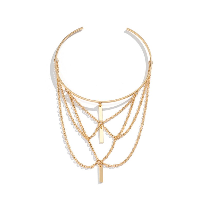 Geometric Cross Tassel Chain Pendant Bracelet Women $10.95 Dana Fashion Color: Gold Women's Accessories Product information: Color: 02 gold sheet 0197,02 White K sheet 0197 Material: Metal Popular elements: Tassel, chain Style: Retro Size: Packing list: A