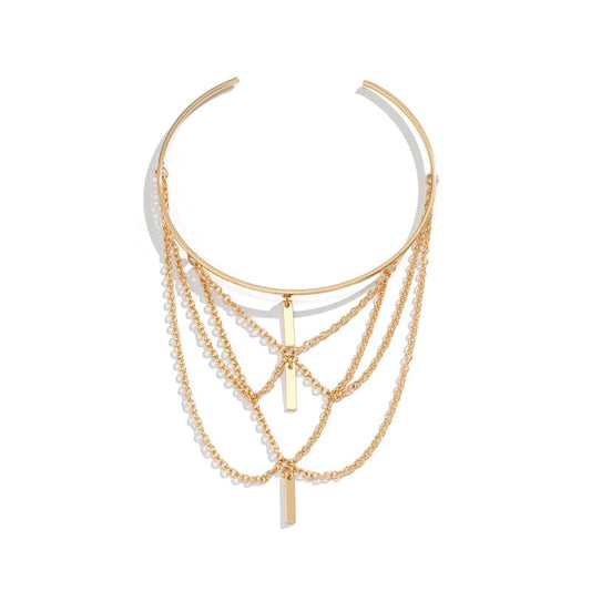 Geometric Cross Tassel Chain Pendant Bracelet Women $10.95 Dana Fashion Color: Gold Women's Accessories Product information: Color: 02 gold sheet 0197,02 White K sheet 0197 Material: Metal Popular elements: Tassel, chain Style: Retro Size: Packing list: A