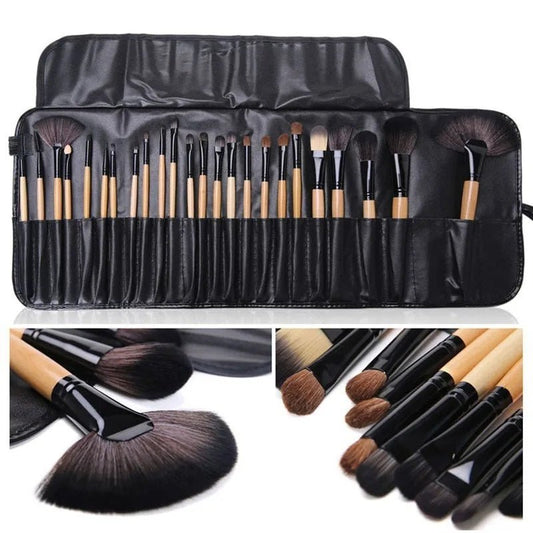 Gift Bag Of 24 Pcs Makeup Brush Sets Professional Cosmetics Brushes Eyebrow Powder Foundation Shadows Pinceaux Make Up Tools $29.99 Dana Fashion default: default makeup ملخص: 1. مجموعة فرش المكياج سهلة الحمل والاستخدام 2. بفضل الجودة الفائقة، لن تسبب فرش